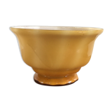 Coupe opaline jaune orangé