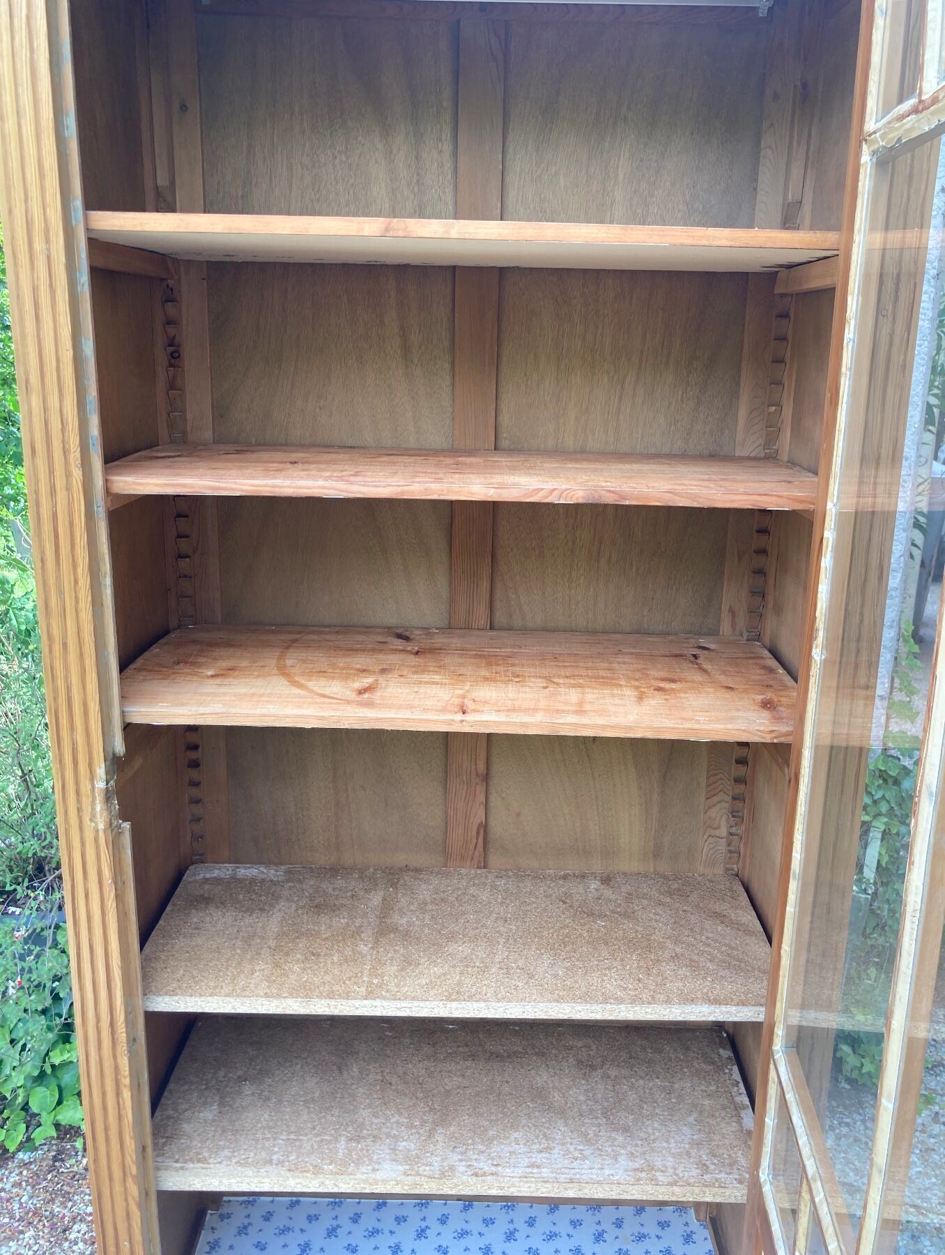 Vintage glazed Parisian wardrobe