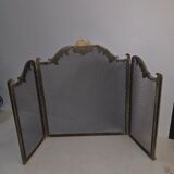 Bronze fireplace screen
