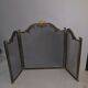 Bronze fireplace screen