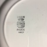 6 plates flat Digoin Sarreguemines