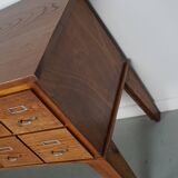 Buffet, meuble d'apothicaire en chêne, Pays-Bas années 1950