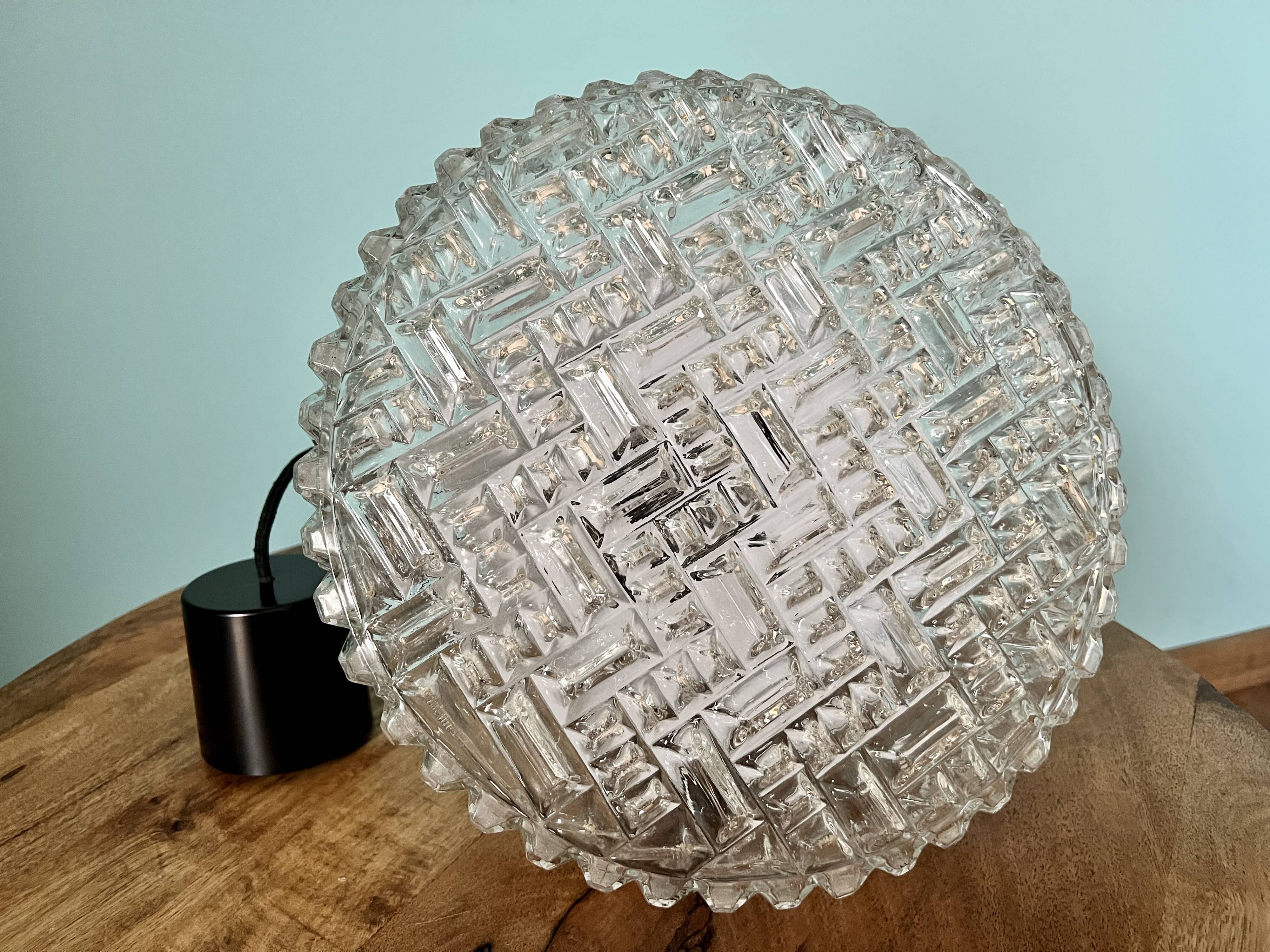 Art deco lamp / mid century lamp / 1960s / ceiling pendant lamp