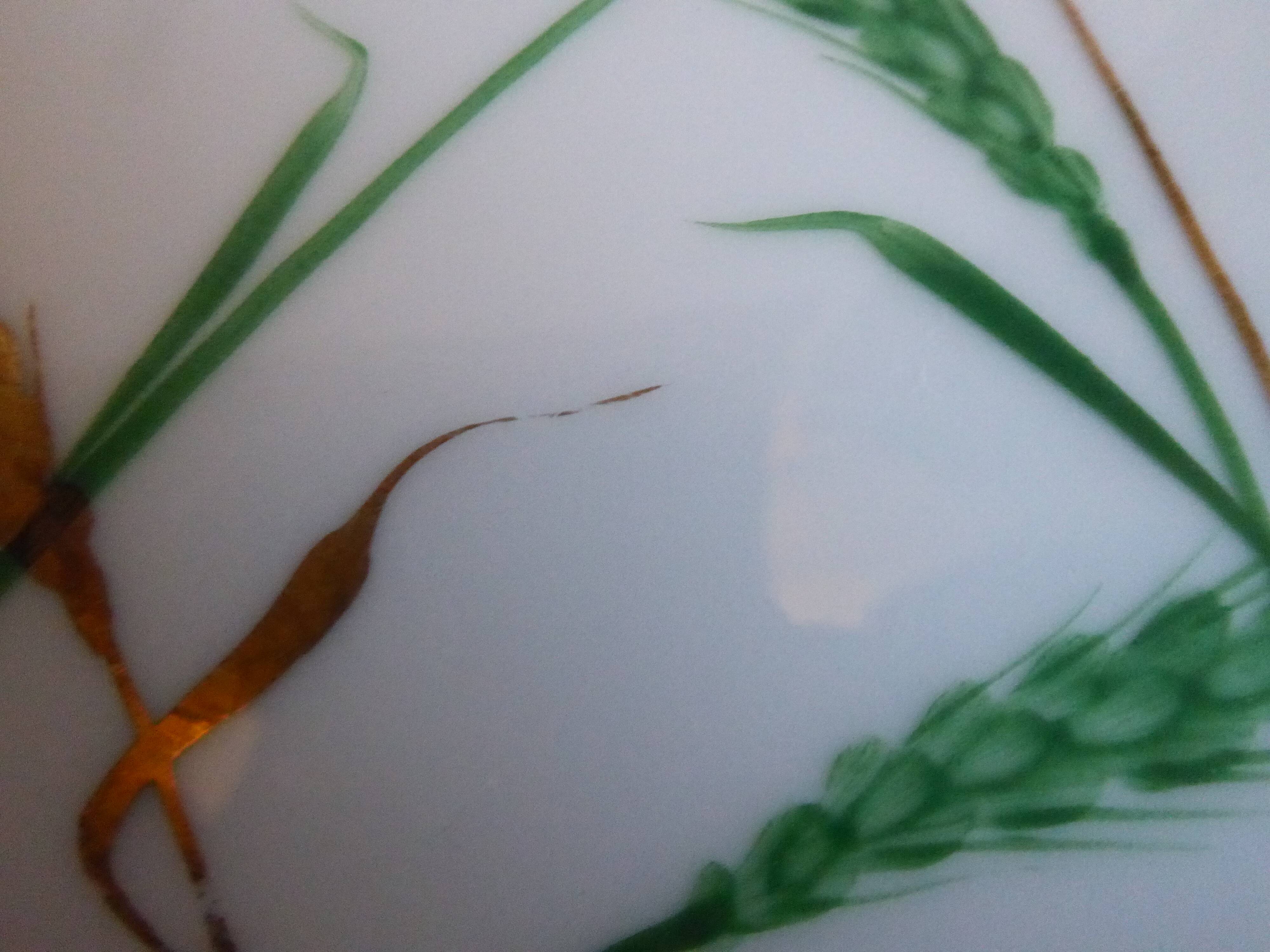 Delvaux Paris porcelain dessert plates