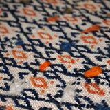 Ancient Persian Sumak handmade carpet 55cm x 100cm 1940s - 1C399