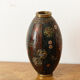 Vase en émail cloisonné et laiton 19ème siècle