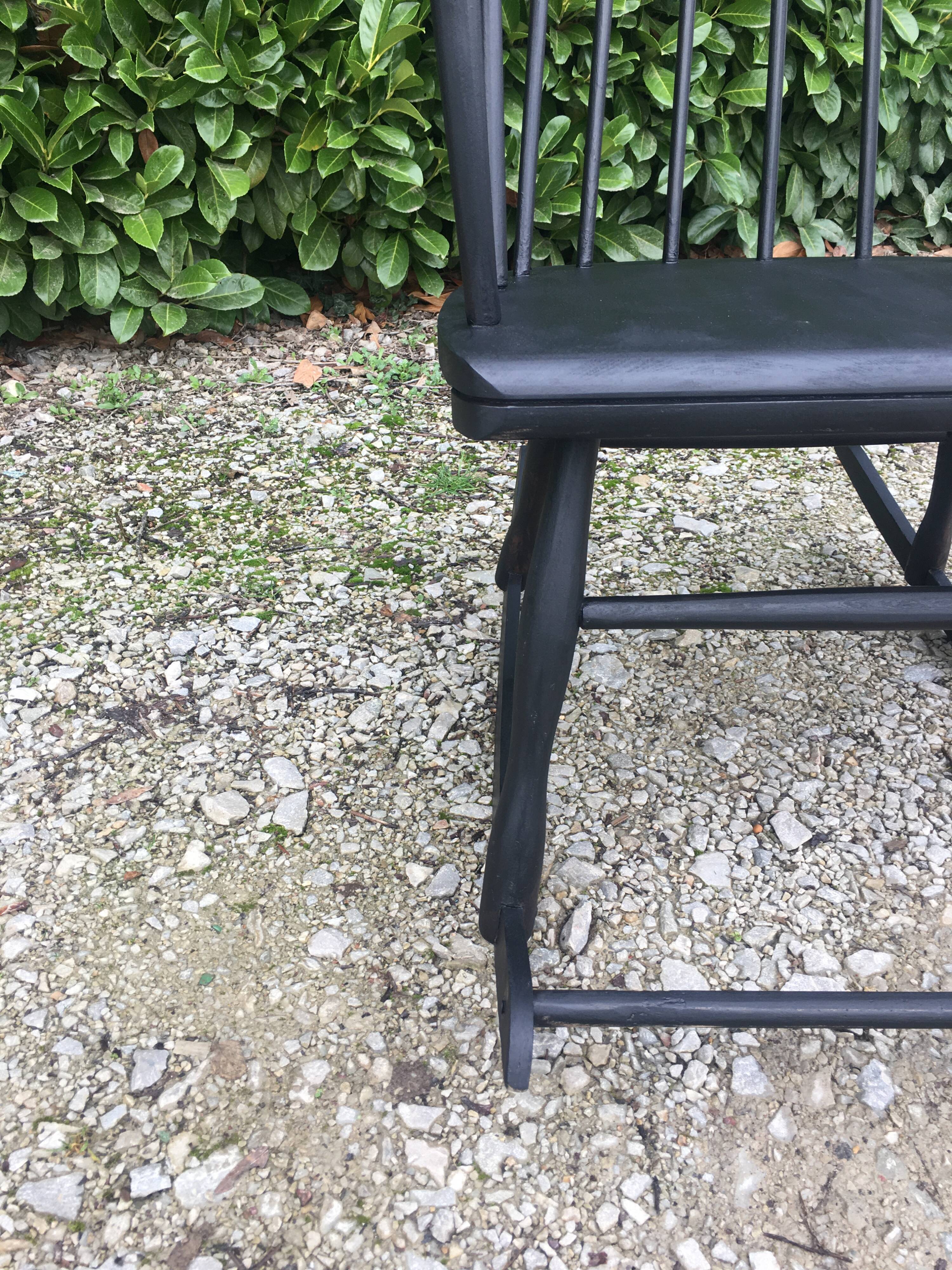 Rocking-chair Lena Larsson "Grandessa" satin black