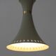 Light Grey Metal Pendant Lamp – Diabolo Shape, Scandinavia, 1960s
