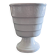Scandinavian white cache pot