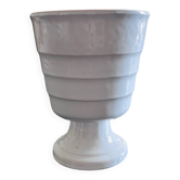 Scandinavian white cache pot