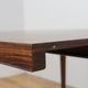 Mid-Century Round Rosewood Dining Table by Severin Hansen for Haslev Furnit