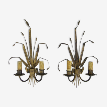 Pair of vintage wall lamps 1970