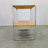 Bauhaus Tubular Steel Side Table in Style of Marcel Breuer, 1930s