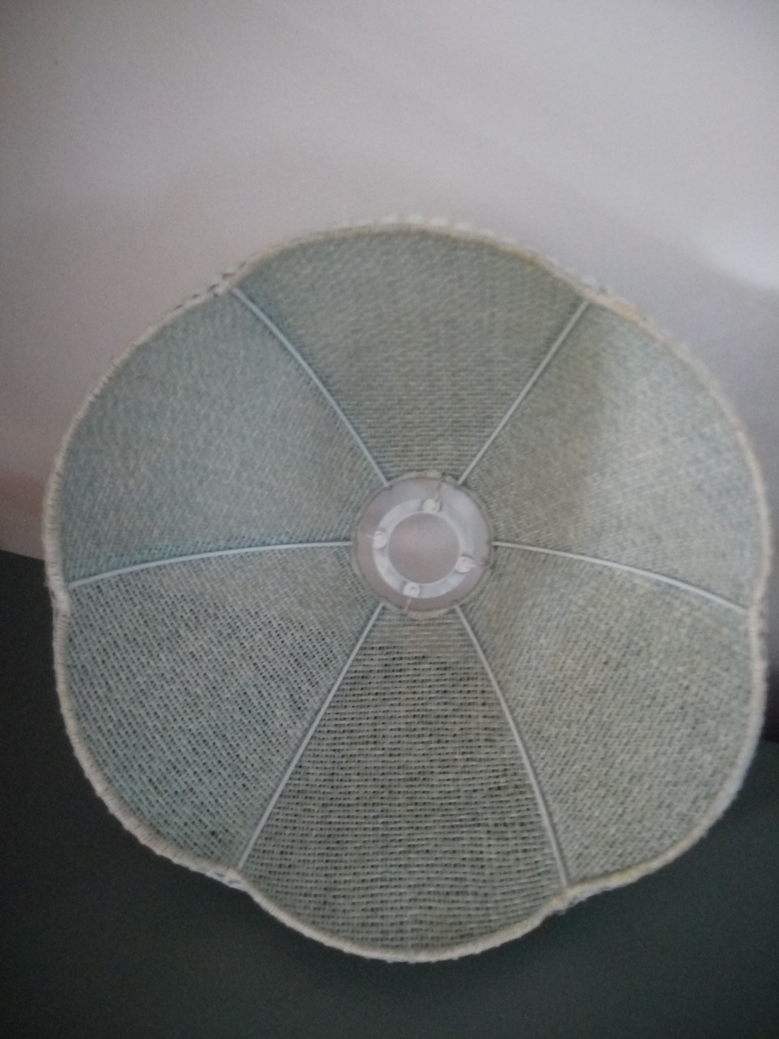 Blue flower lampshade