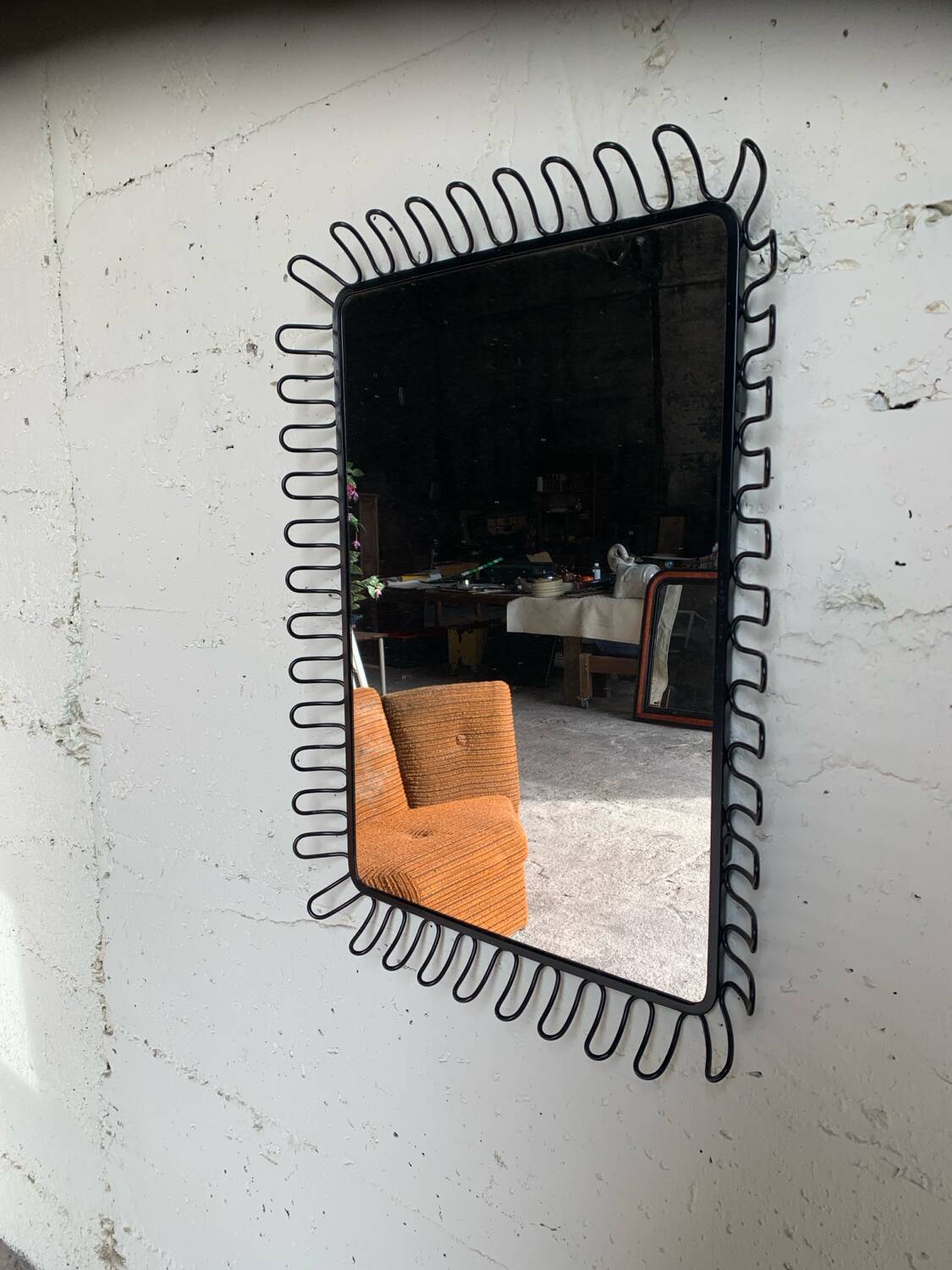 IKEA Mandal mirror from the 80s.