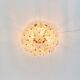 Mid-Century Floral Murano Glass Flush Mount by Ernst Palme for Palwa, Germany, 1960s