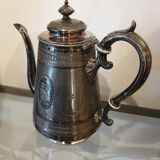 Louis XVI-style silver metal teapot