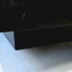 Jean-Claude Mahey, attributed to – Black lacquer and brass coffee table, Mais