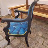 Restored old armchair