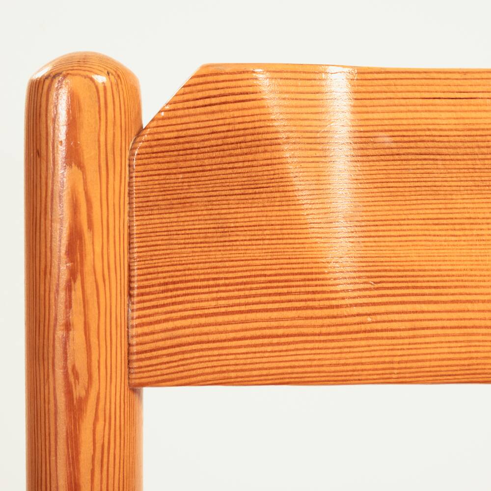 Minimalist japandi pine wooden chairs, 4