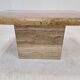 Italian coffee or side table in travertine, 1980s