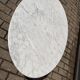 Original Knoll Tulip Oval Coffee Table Eero Saarinen Arabescato matte 107x70