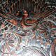 Ethnic carved wooden worker's furniture