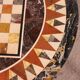 gueridon with a pietra dura top featuring a game board - 18th century