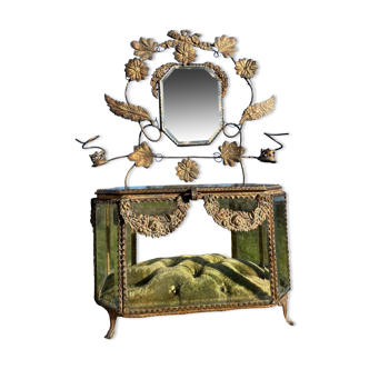 Jewelry box with mirror - 19th century