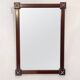 Miroir rectangulaire en bois du milieu du siècle