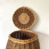Storage chest, woven wicker basket