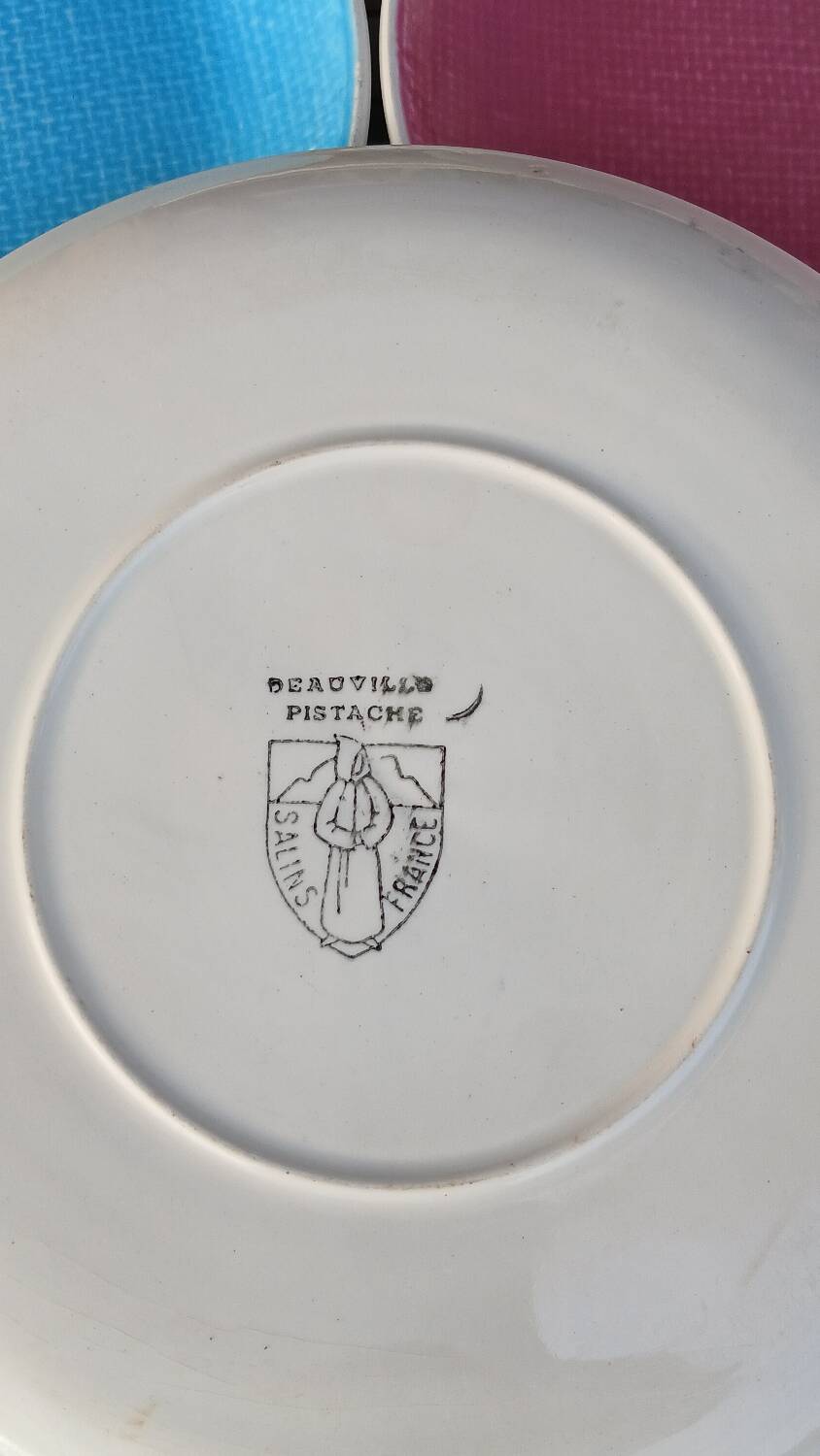 Deauville plates by Salins