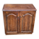 Vintage dark wood buffet with 2 doors, 80cm