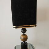 70s lamp in 70s Hollywood Regency design