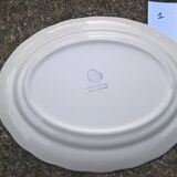 Oval dishes in Mila earthenware (Algeria) Berber motifs, vintage 60s-70s