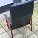 Vintage Norweigan Rosewood Highback Chair