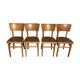 Suite de 4 chaises bistrot signées Thonet
