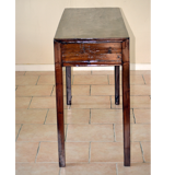 Console table wood stained and varnished old 20th century
