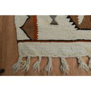 1970s Vintage Turkish Oushak Handmade Wool Cotton Beige Runner Rug 87x326