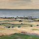 Original Swedish Oil on Canvas - "Beach of Malö" by Bo von Zweigbergk - Signed - Vintage and Framed - 55.5 x 43.5 cm (21.9" x 17.1")