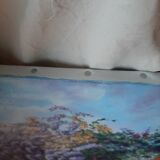Tableau toile acrylique les Glycines