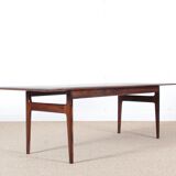 Modern Scandinavian coffee table in Rio rosewood by CFC Silkeborg 1960s