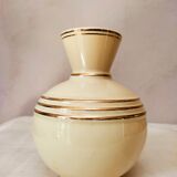 Art deco vase in earthenware