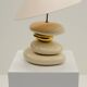 Grande lampe de table Pebble de François Chatain, France des années 1980.