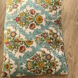 Ancienne parure de lit et coussin enfant,  années 70