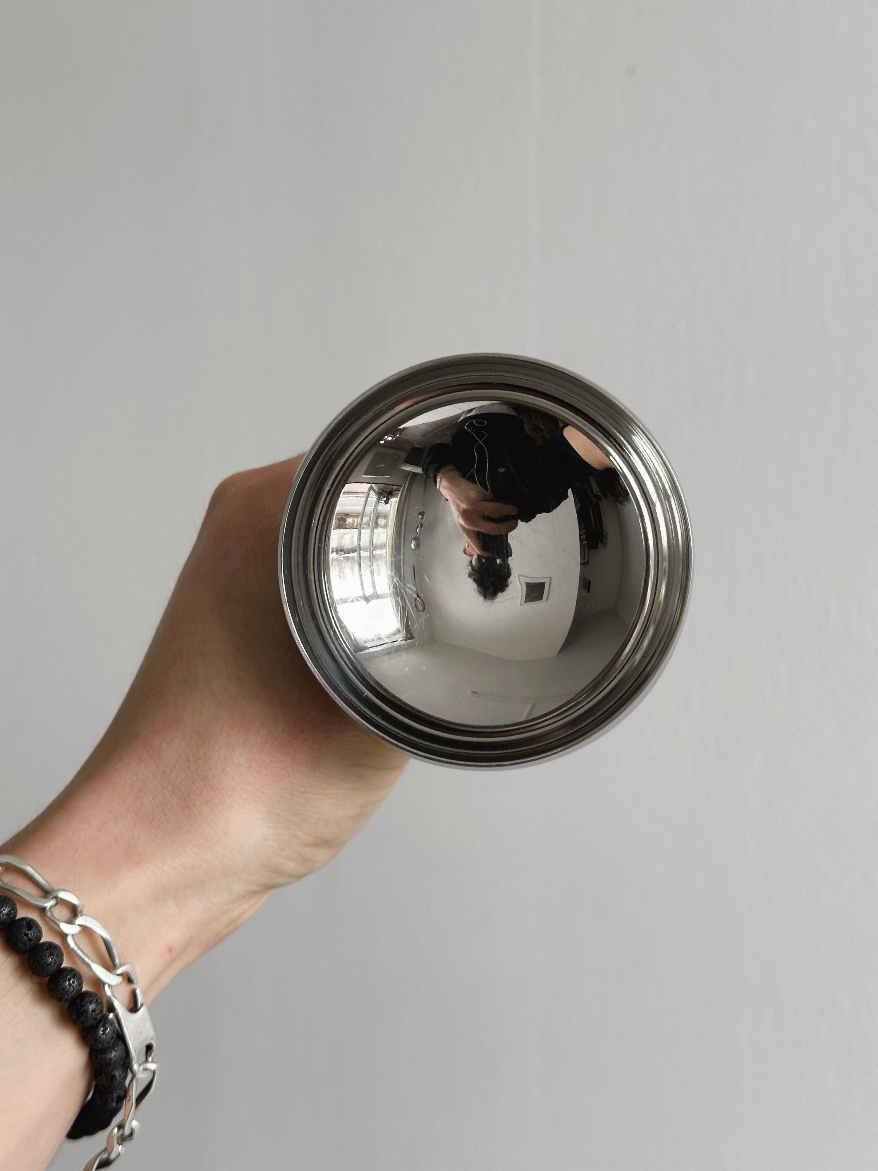 6 stainless steel footed bowls, Letang Remy style