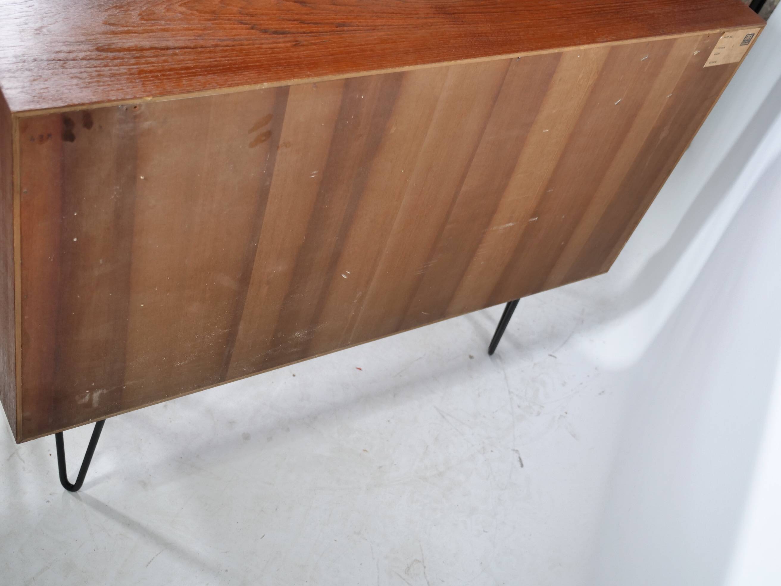 Sideboard by Erich Stratmann, teak, hairpin legs, cabinet,  1960s