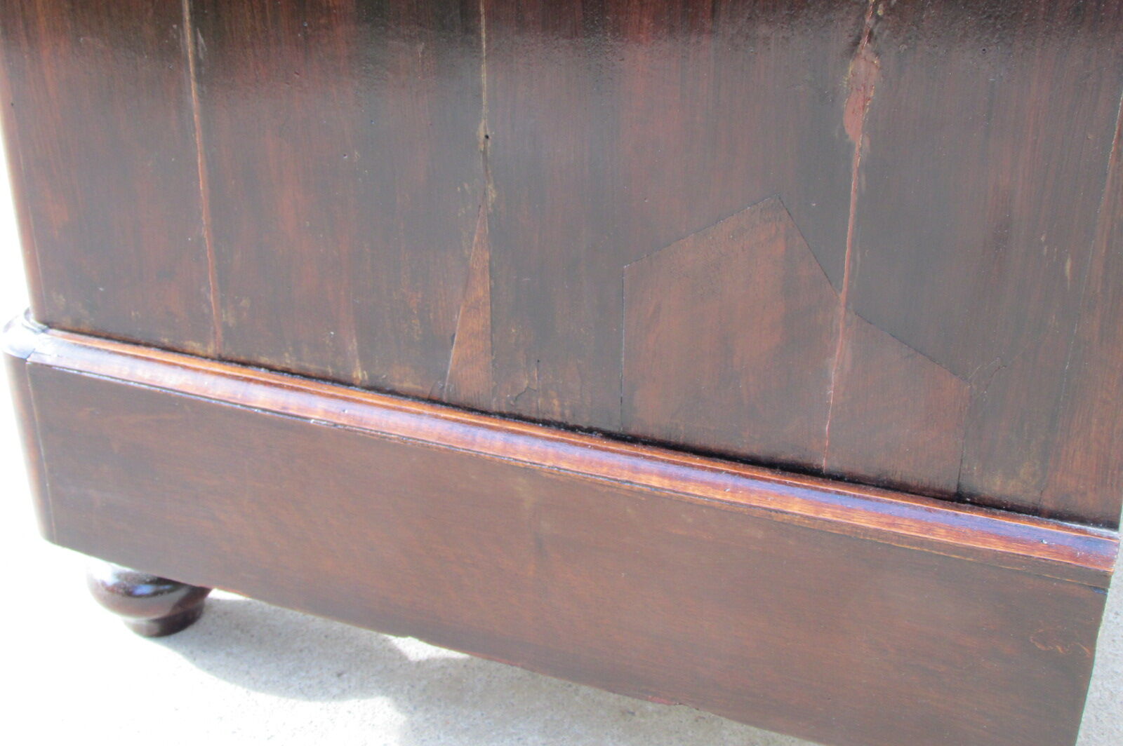 Louis Philippe chest of drawers in mahogany, late XIXth