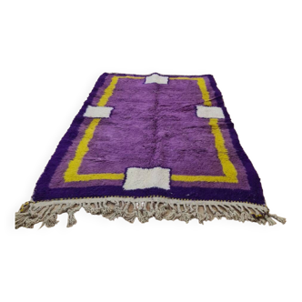 Handmade wool Berber rug 250x150 cm