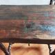 Antique farmhouse table in solid oak – rustic Louis XIII desk